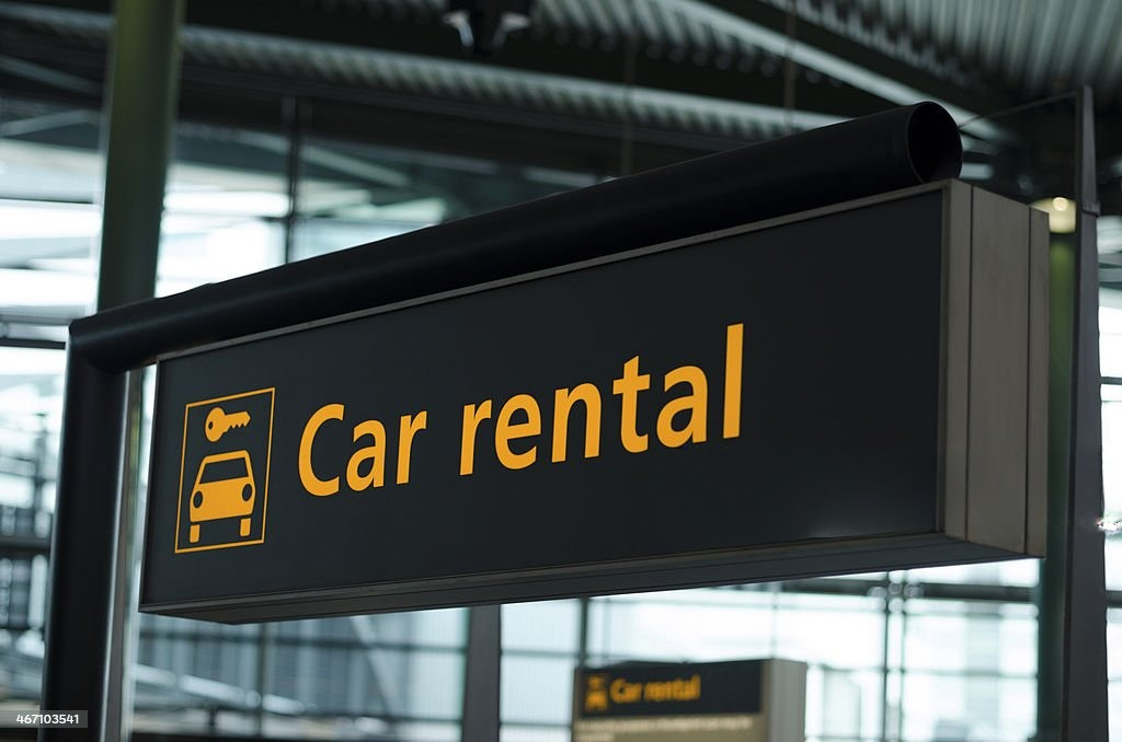 batam rent car sign